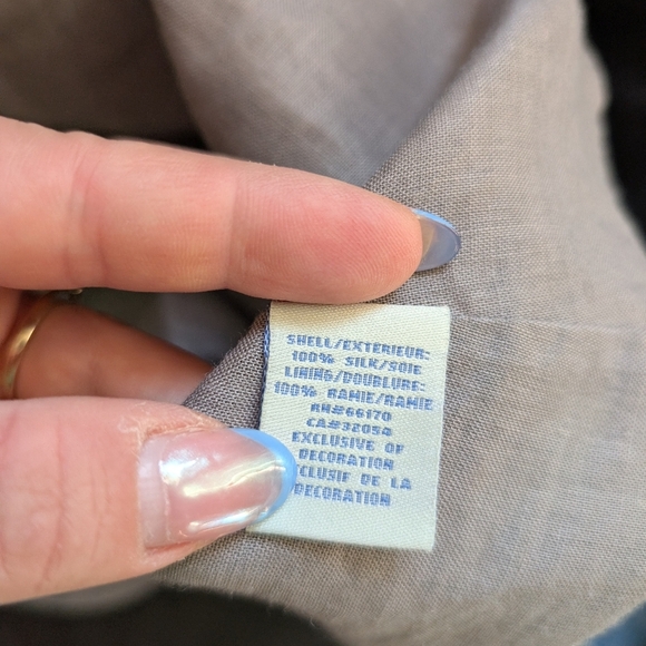 Anthropologie Odille Lavender A-Line Skirt with Button Accents Size 6 - Picture 6 of 7